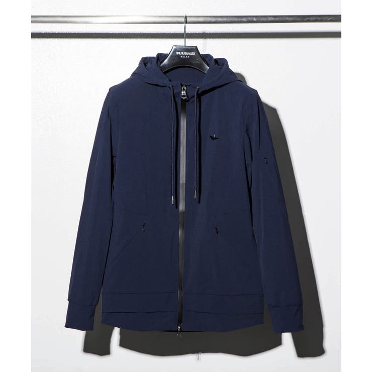 1PIU1UGUALE3 RELAX 4WAYストレッチフードパーカー[品番：SHNM0001752  