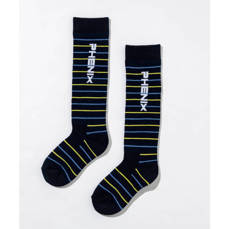 NAVY | Phenix フェニックス Border | SHIFFON