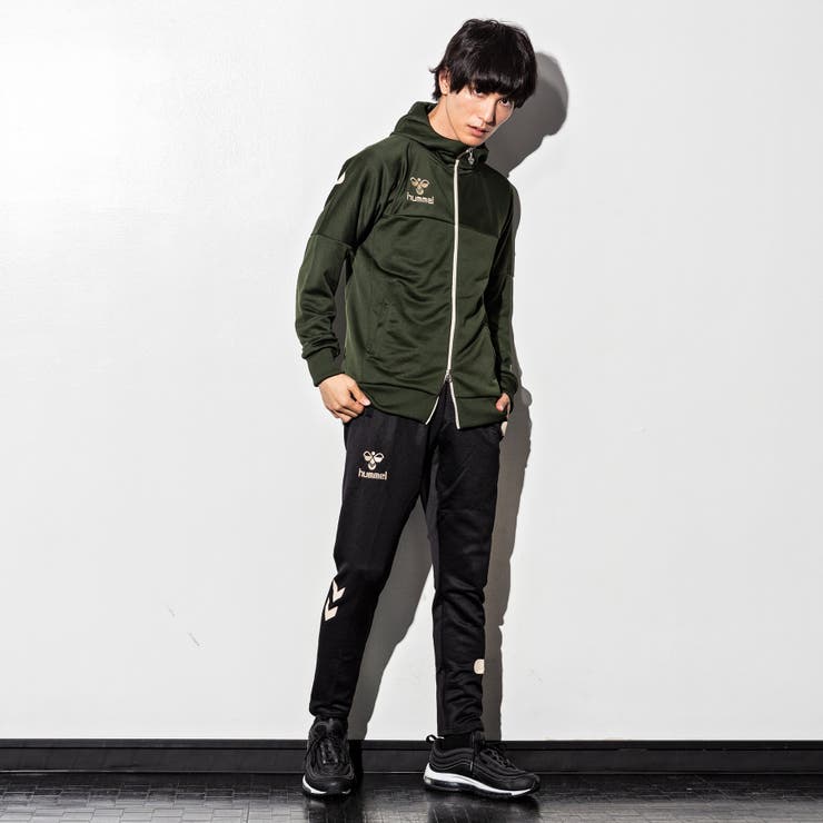 hummel(ヒュンメル)プレイ ジャージ テックパンツ(ブラック
