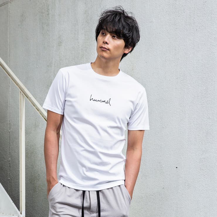 hummel(ヒュンメル)ロゴTシャツ(ホワイト/ブラック/ネイビー) | SHIFFON  | 詳細画像2 