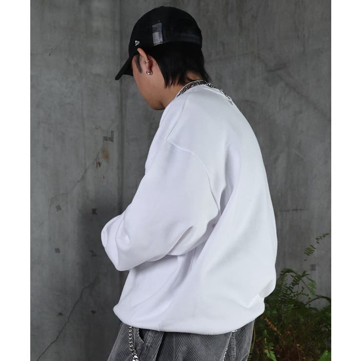 ILL S(イルズ)裏起毛 ハートワンポイント刺繍クルーネックスウェット | SHIFFON  | 詳細画像3 