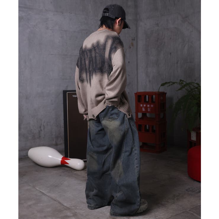 ILL S(イルズ)ダメージ加工 グラフティアート | SHIFFON  | 詳細画像10 