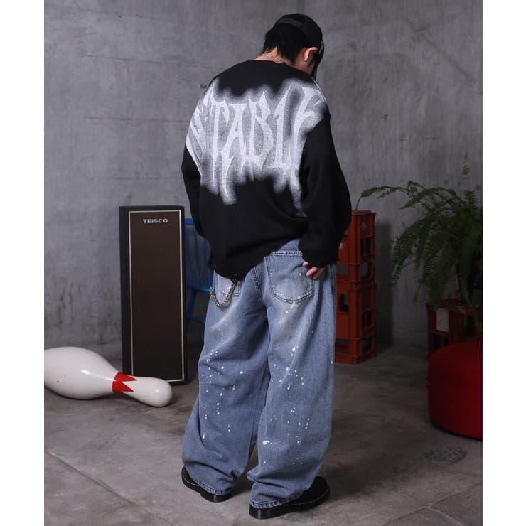 ILL S(イルズ)ダメージ加工 グラフティアート | SHIFFON  | 詳細画像17 