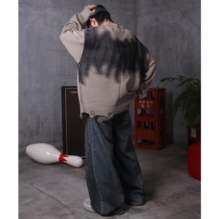 ILL S(イルズ)ダメージ加工 グラフティアート | SHIFFON  | 詳細画像8 