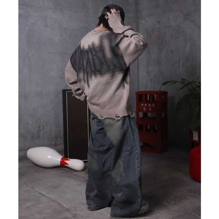 ILL S(イルズ)ダメージ加工 グラフティアート | SHIFFON  | 詳細画像9 