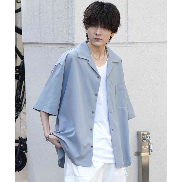 サックスブルー | Confirm コンファーム 4WAYストレッチ | SHIFFON 