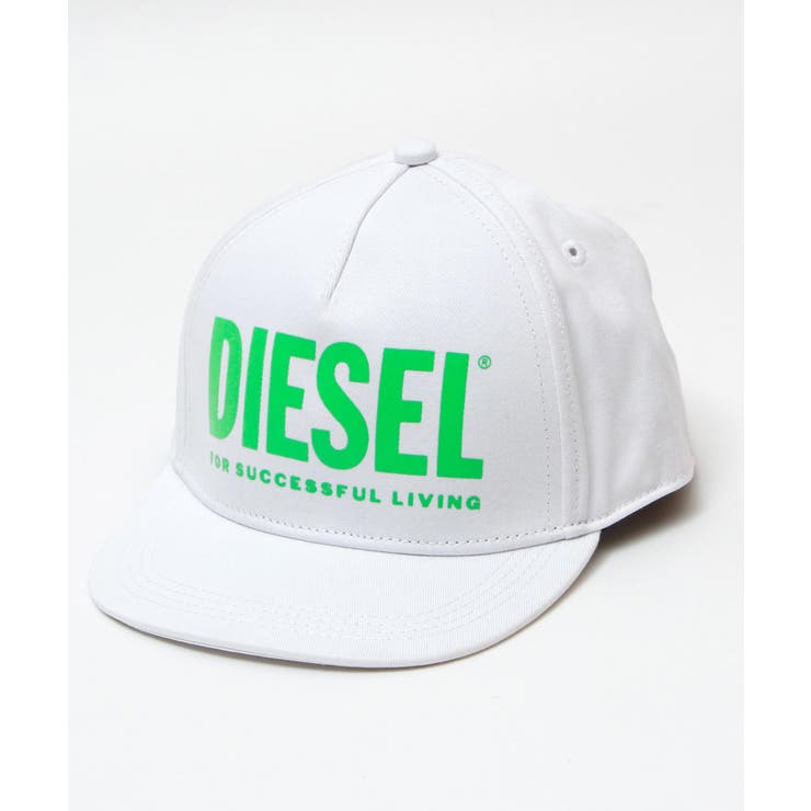 ホワイト | DIESEL ディーゼル ブランドロゴキャップ | SHIFFON