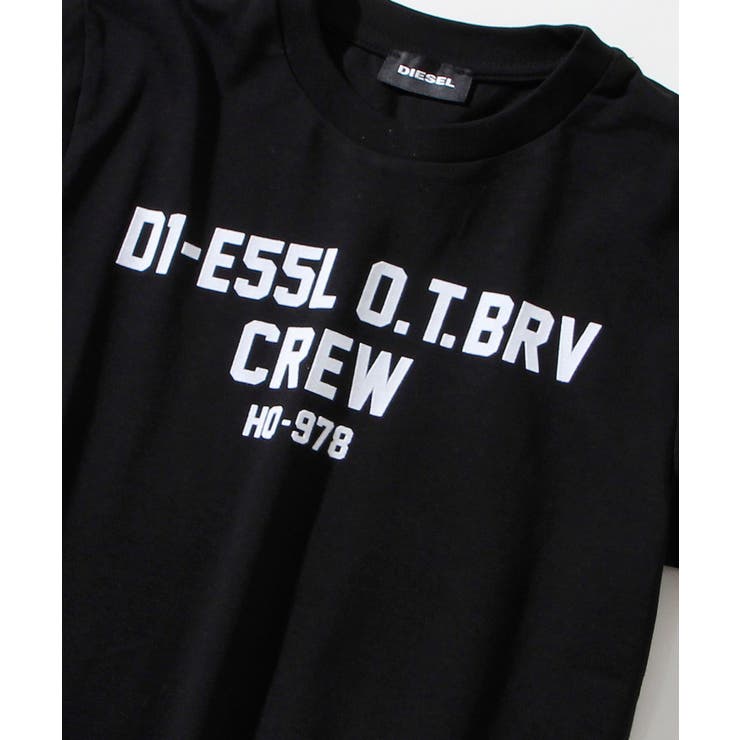 DIESEL◆ ロゴ プリント 半袖 Tシャツ 送料関税込 DIESEL】半袖 ロゴ プリント Tシャツ ブラック / 送料無料