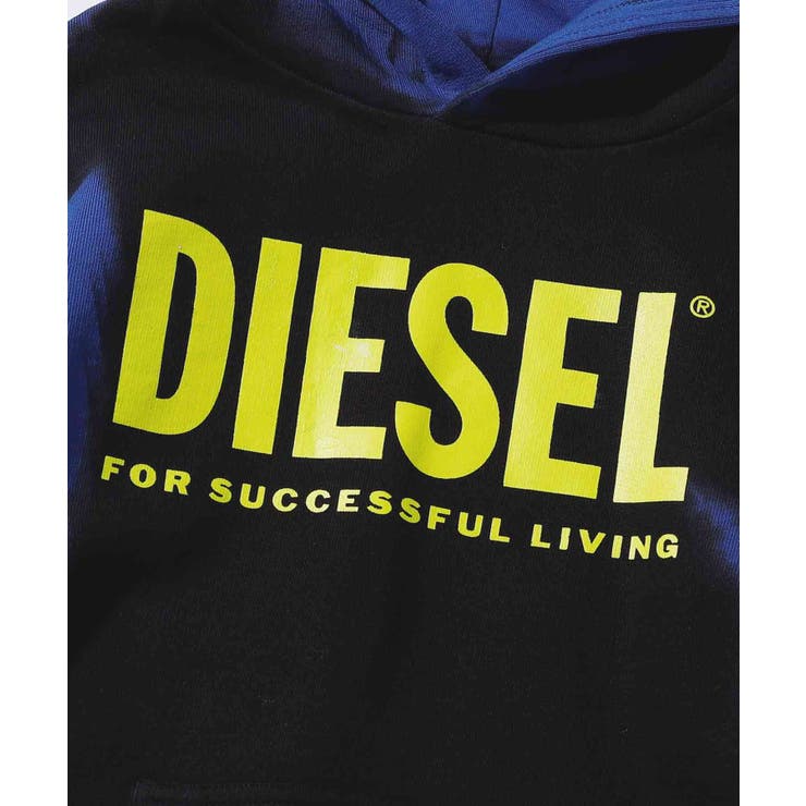 DIESEL ディーゼル ブランドロゴプルオーバーパーカーフーディー[品番