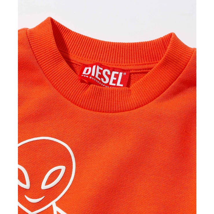 DIESEL ディーゼル ブランドロゴ長袖スウェットプルオーバー