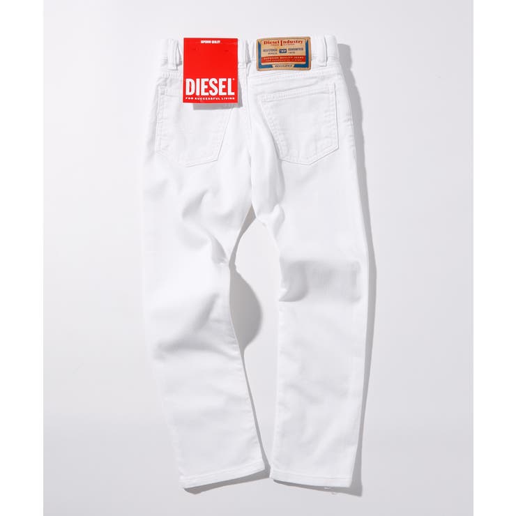 DIESEL (ディーゼル) ウエストコード テーパード JOGGホワイト