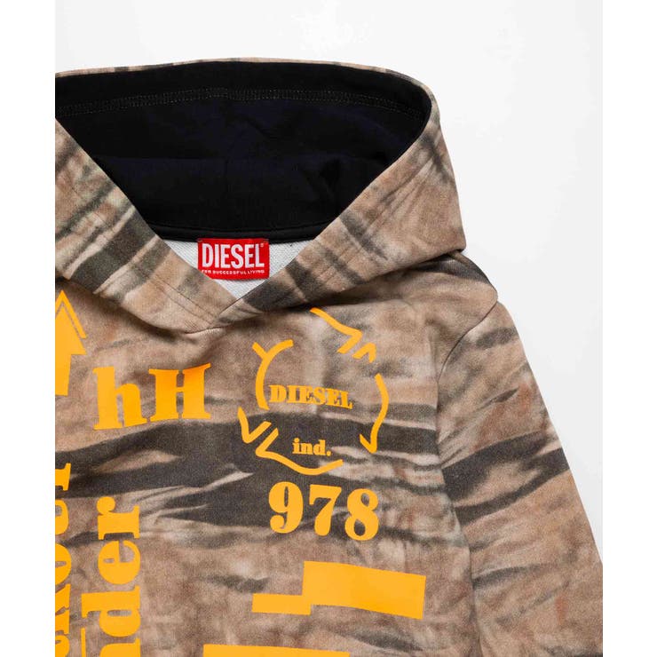 DIESEL ディーゼル グラフィックフーディーパーカー | SHIFFON | 詳細画像3 
