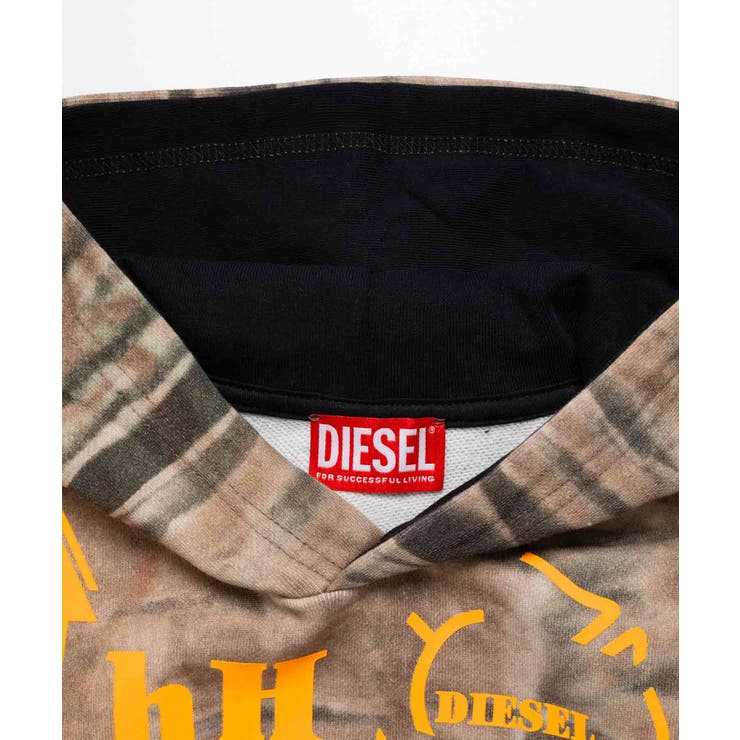 DIESEL ディーゼル グラフィックフーディーパーカー | SHIFFON | 詳細画像4 