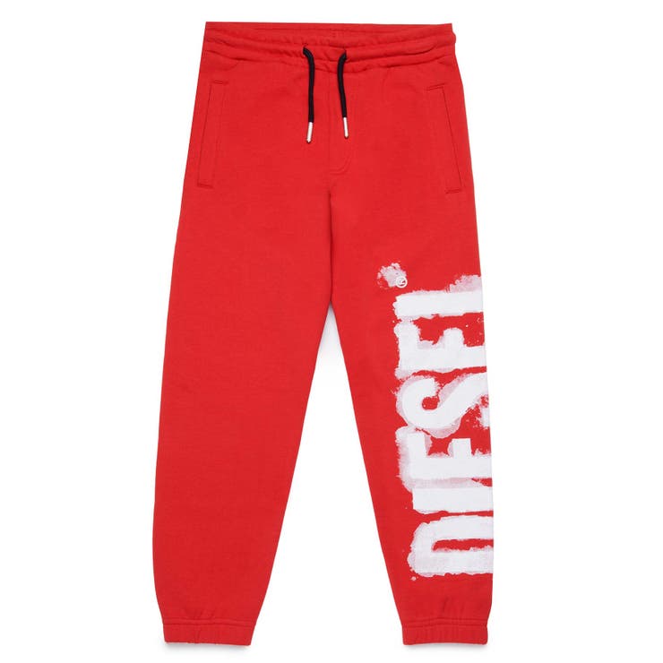レッド | DIESEL ディーゼル ブランドロゴスウェットパンツ | SHIFFON