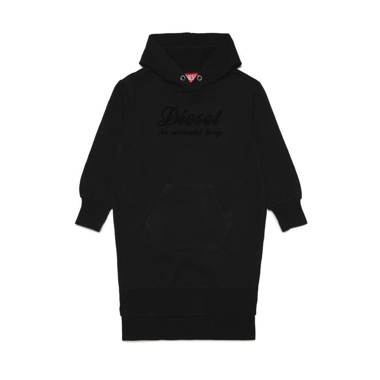 DIESEL ディーゼル ブランドロゴフーディーワンピース | SHIFFON | 詳細画像1 