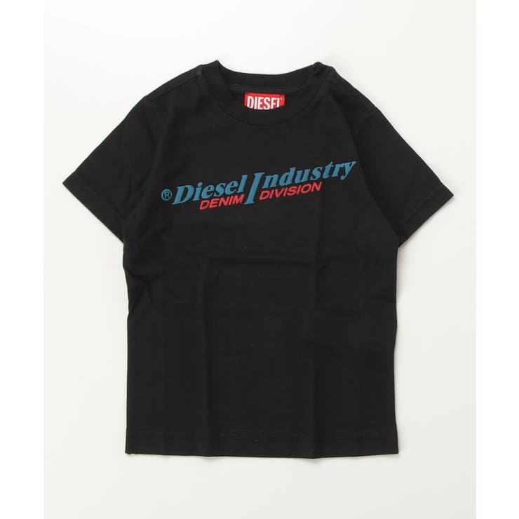 ブラック | DIESEL ディーゼル ブランドロゴ半袖Tシャツカットソー | SHIFFON