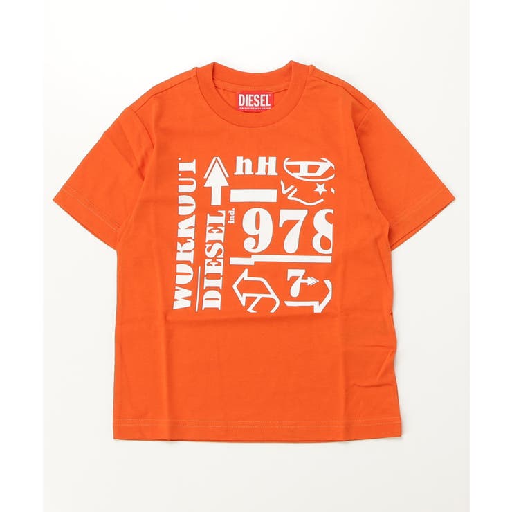 DIESEL ディーゼル ブランドロゴグラフィック半袖Tシャツカットソー | SHIFFON | 詳細画像1 
