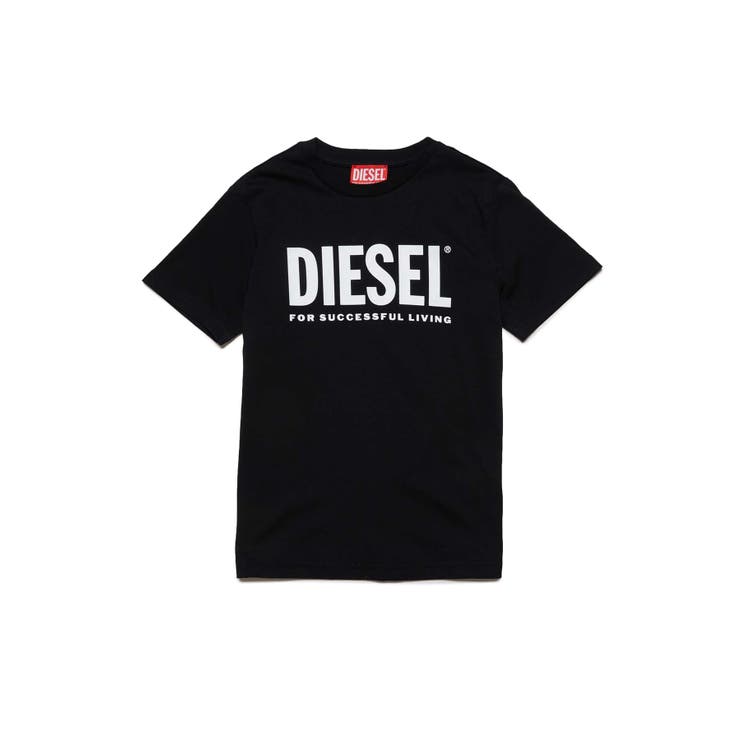 ブラック | DIESEL ディーゼル ブランドロゴ半袖Tシャツカットソー | SHIFFON
