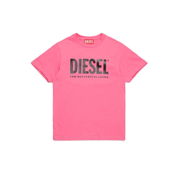 ピンク | DIESEL ディーゼル ブランドロゴ半袖Tシャツカットソー | SHIFFON