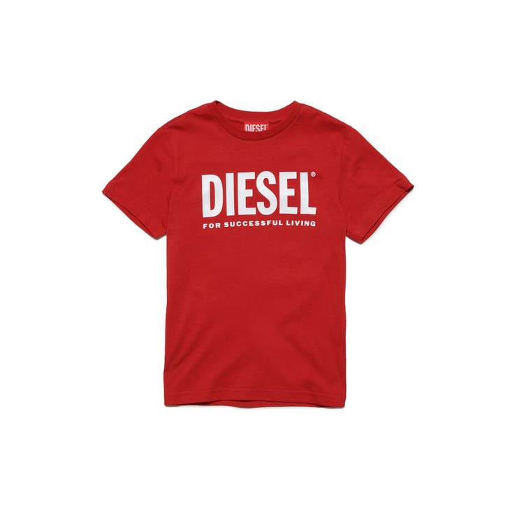 レッド | DIESEL ディーゼル ブランドロゴ半袖Tシャツカットソー | SHIFFON