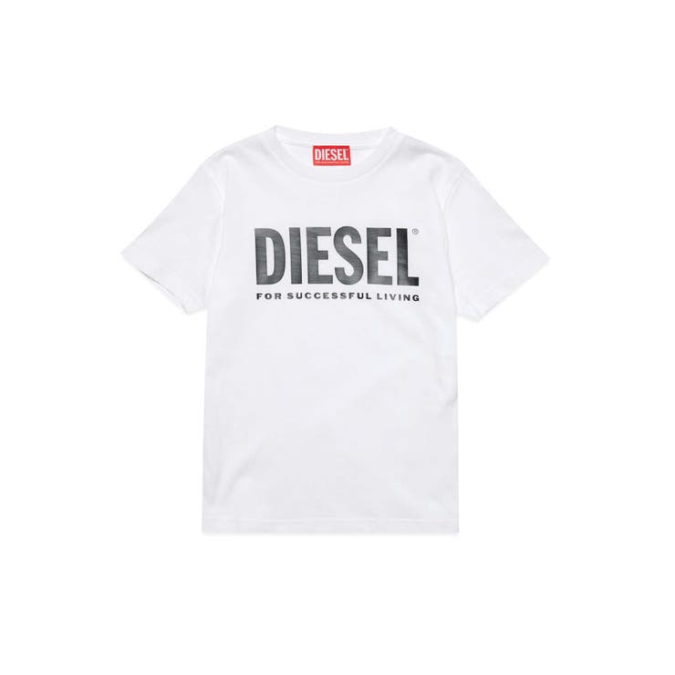 ホワイト | DIESEL ディーゼル ブランドロゴ半袖Tシャツカットソー | SHIFFON