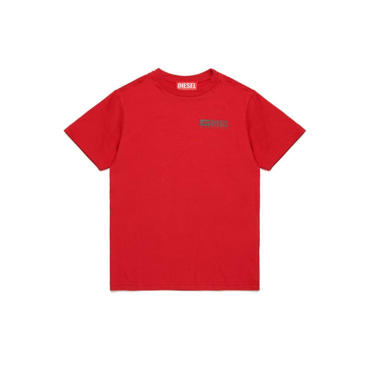 レッド | DIESEL ディーゼル ワンポイントブランドロゴ半袖Tシャツカットソー | SHIFFON