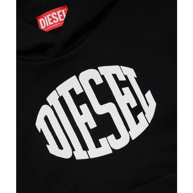 DIESEL ディーゼル ブランドロゴパーカーフーディー | SHIFFON | 詳細画像3 