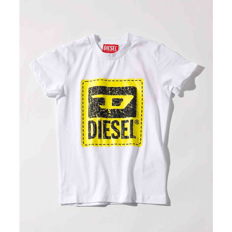 ホワイト | DIESEL ディーゼル ブランドロゴ | SHIFFON
