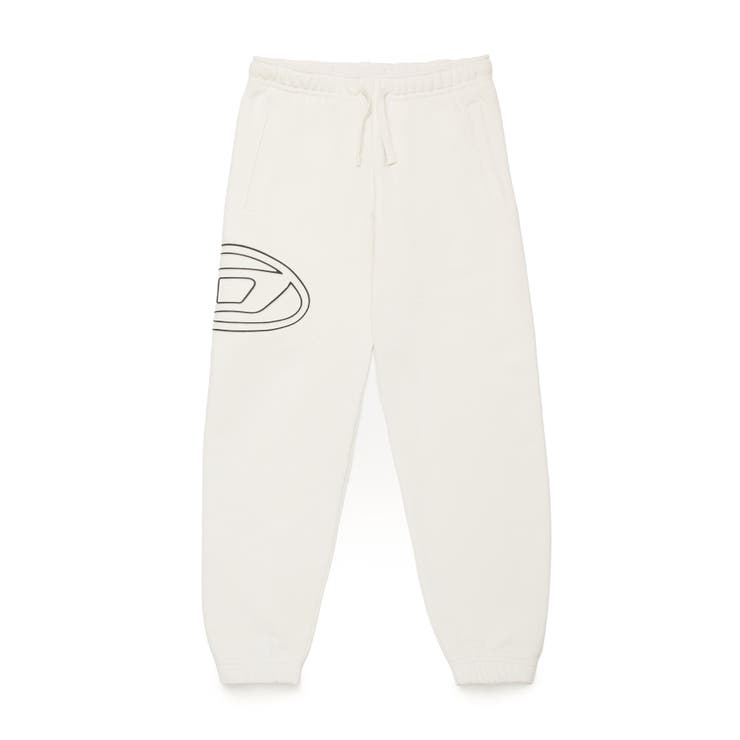 ホワイト | DIESEL ディーゼル ワンポイントブランドロゴスウェットパンツ | SHIFFON