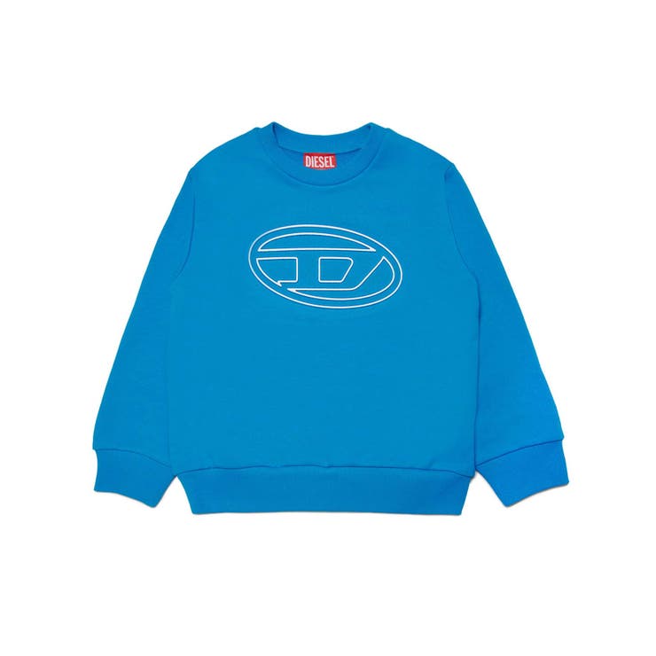 ブルー | DIESEL ディーゼル ブランドロゴスウェットプルオーバー | SHIFFON