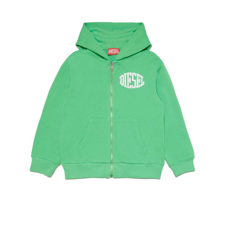 DIESEL ディーゼル ワンポイントブランドロゴジップアップパーカーフーディー | SHIFFON | 詳細画像1 