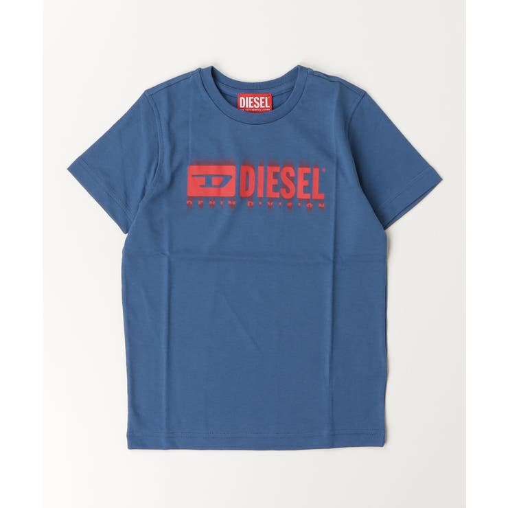 ブルー | DIESEL ディーゼル ブランドロゴ半袖Tシャツカットソー | SHIFFON