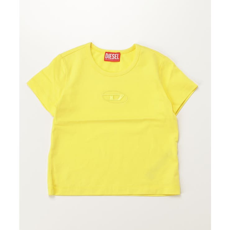 イエロー | DIESEL ディーゼル ワンポイントブランドロゴ半袖Tシャツカットソー | SHIFFON
