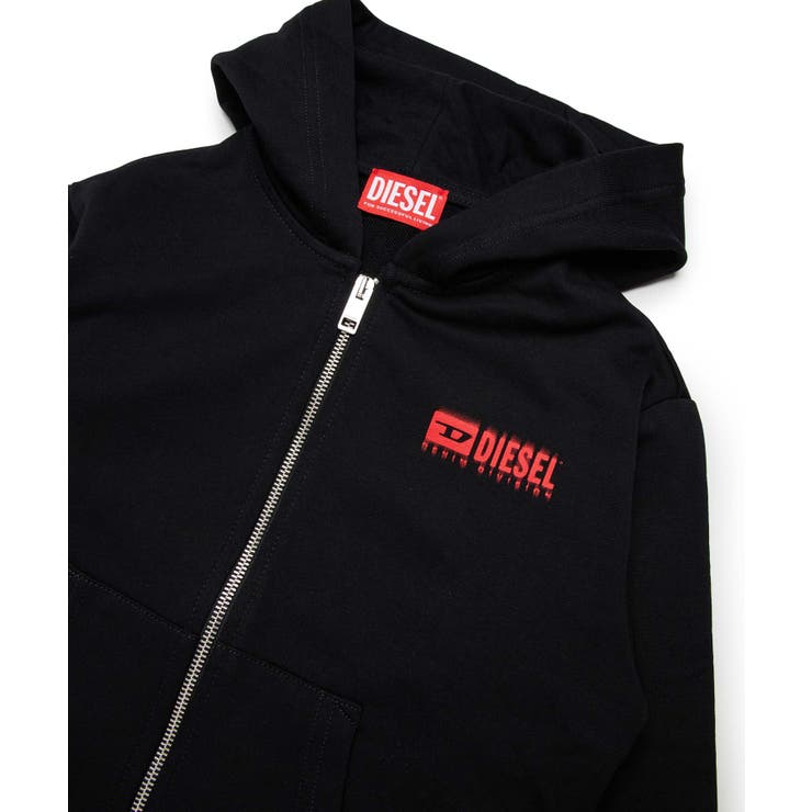 DIESEL ディーゼル バックブランドロゴジップアップフーディーパーカー | SHIFFON | 詳細画像6 