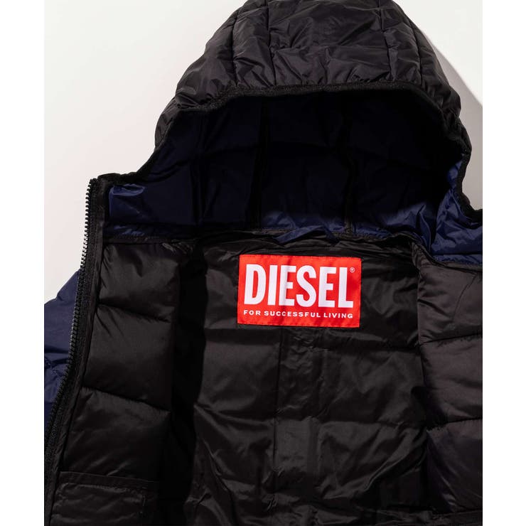 関税送料込【DIESEL】ディーゼル ロゴ入り ダウンジャケット DIESEL】ロゴ ダウンジャケット *送料/関税込み* (DIESEL/ダウン