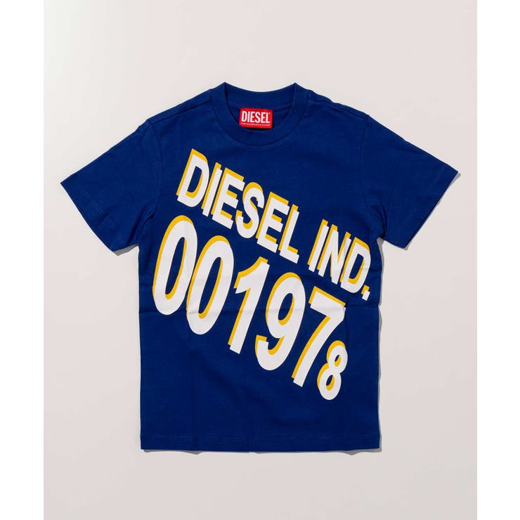 ブルー | DIESEL ディーゼル ブランドロゴ半袖Tシャツカットソー | SHIFFON