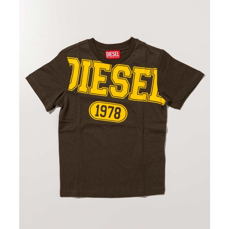 DIESEL ディーゼル ブランドロゴ半袖Tシャツカットソー[品番