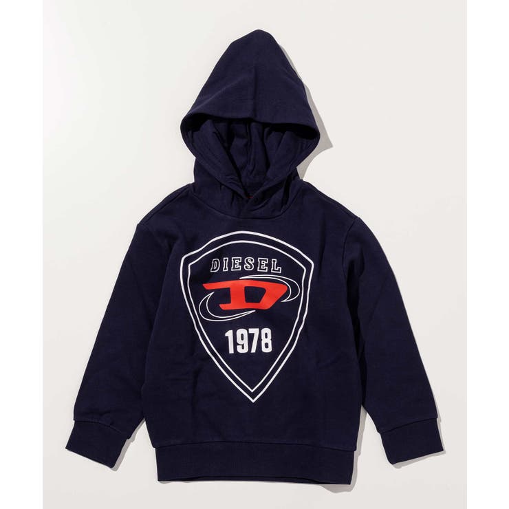 ネイビー | DIESEL ディーゼル ブランドロゴ | SHIFFON