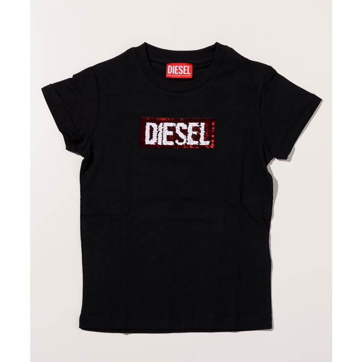 DIESEL ディーゼル ブランドロゴ半袖Tシャツカットソー[品番