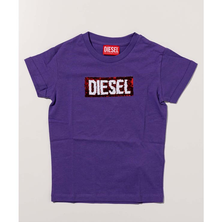 DIESEL ディーゼル ブランドロゴ半袖Tシャツカットソー[品番