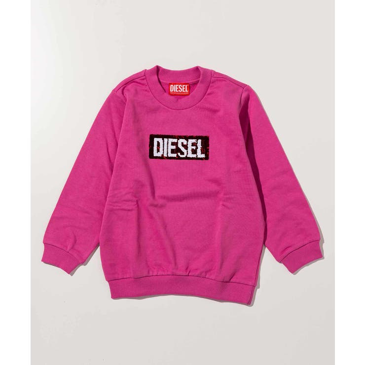 ピンク | DIESEL ディーゼル ブランドロゴ | SHIFFON