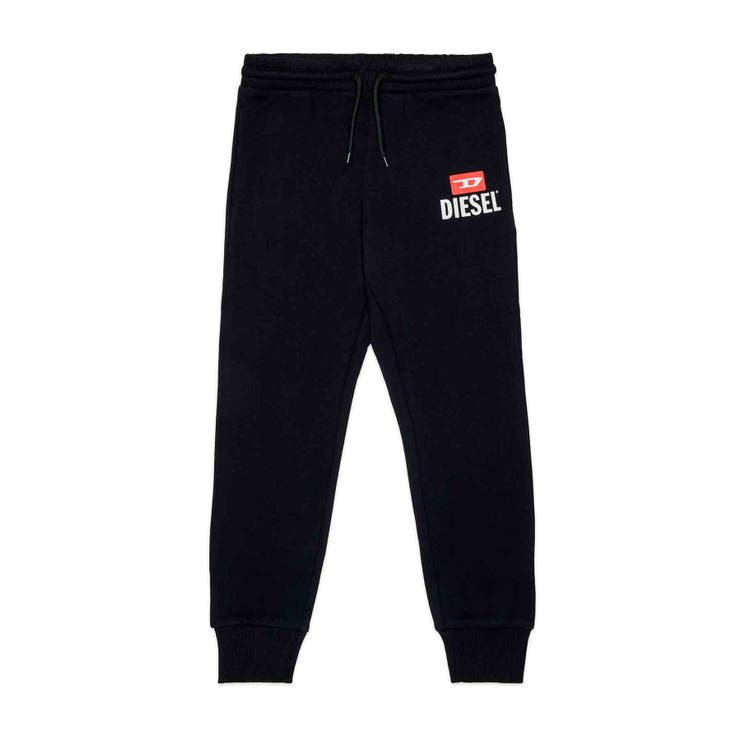 ブラック | DIESEL ディーゼルブランドロゴスウェットパンツ 男の子 | SHIFFON