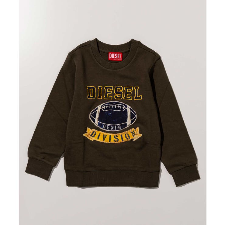 カーキ | DIESEL ディーゼル ブランドロゴ | SHIFFON