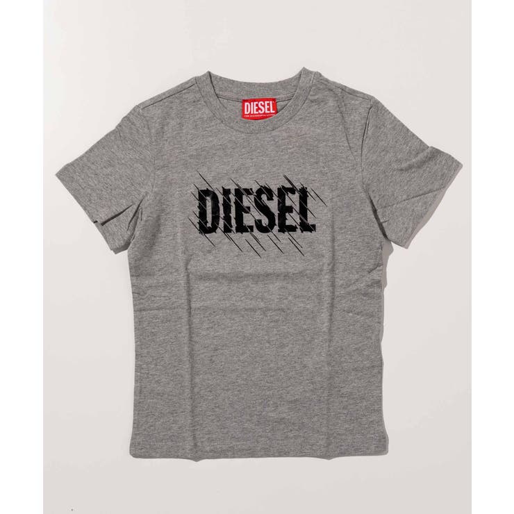 グレー | DIESEL ディーゼル ブランドロゴ半袖Tシャツカットソー | SHIFFON