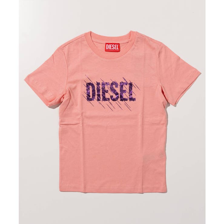 DIESEL ディーゼル ブランドロゴ半袖Tシャツカットソー[品番
