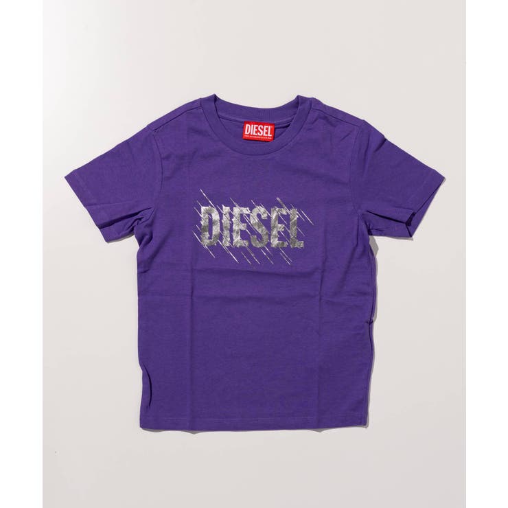 DIESEL ロゴ 半袖Tシャツ DIESEL ディーゼル ブランドロゴ半袖Tシャツカットソー[品番