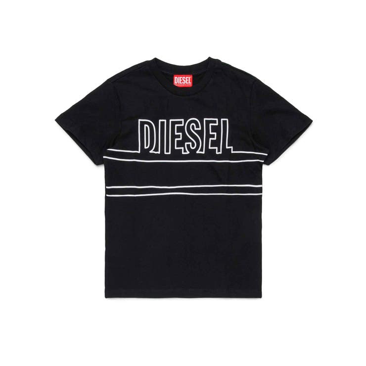ブラック | DIESEL ディーゼル ブランドロゴ半袖Tシャツカットソー | SHIFFON