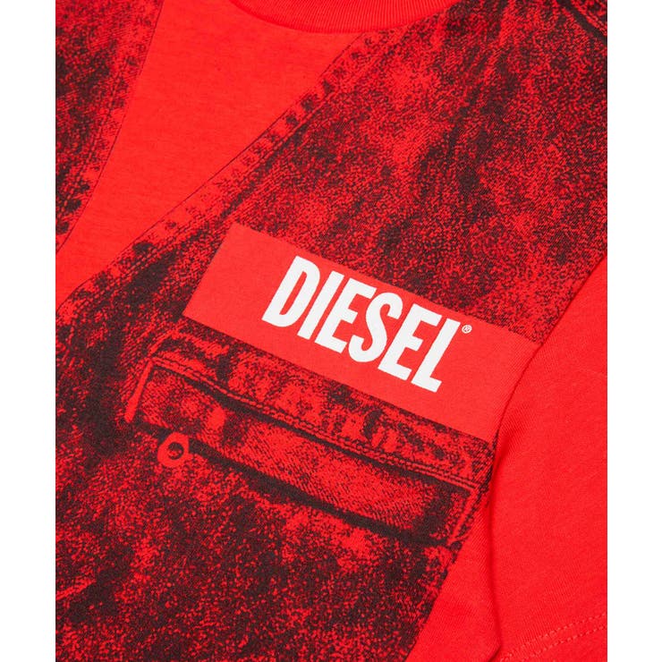 DIESEL ディーゼル ブランドロゴベスト風半袖Tシャツカットソー | SHIFFON | 詳細画像7 