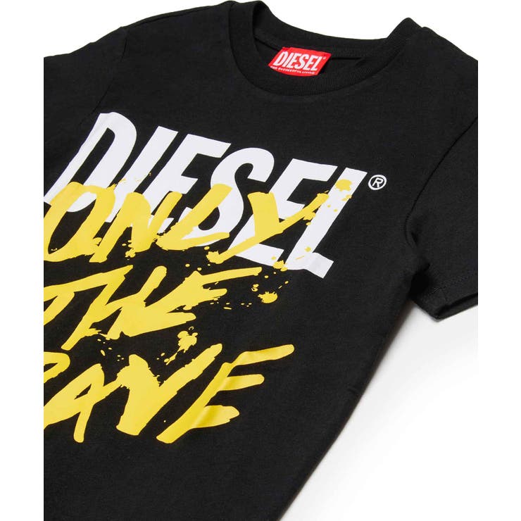 DIESEL ディーゼル ブランドロゴ半袖Tシャツカットソー[品番