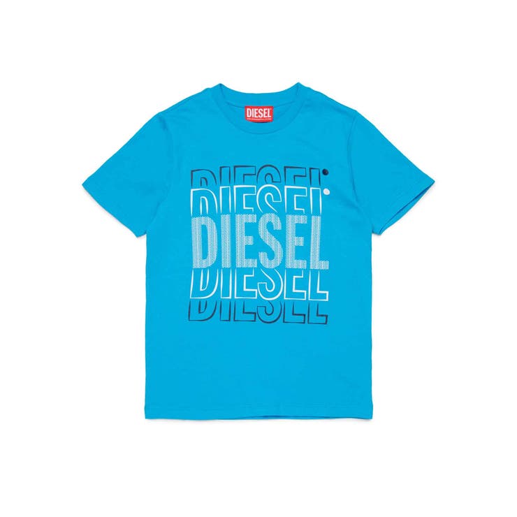 DIESEL ディーゼル ブランドロゴ半袖Tシャツカットソー[品番